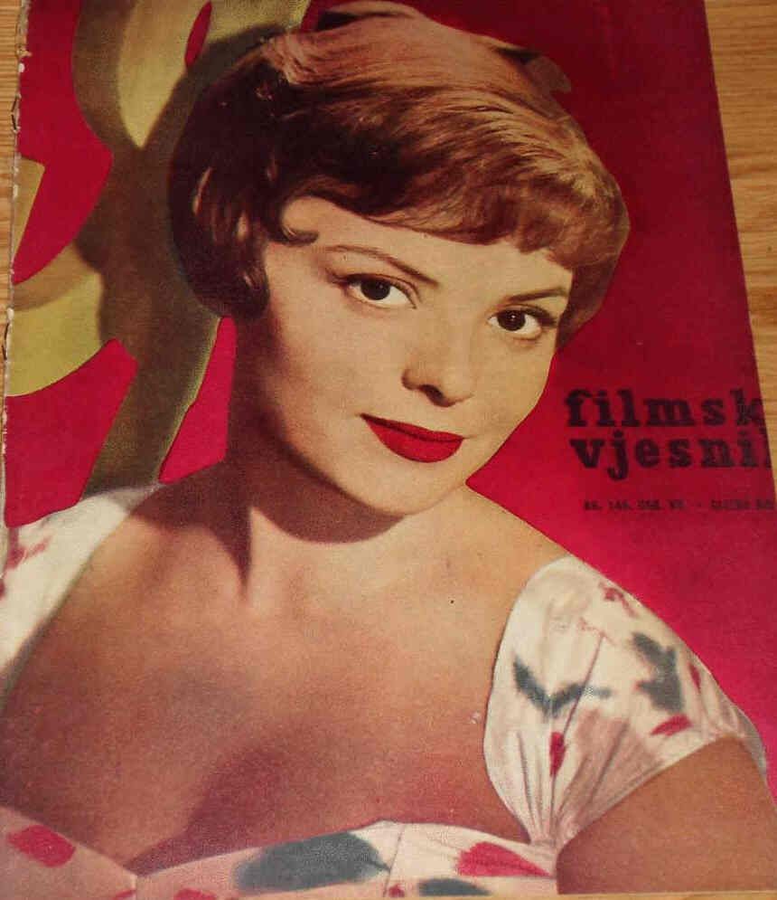 FILMSKI VJESNIK magazine side cover Issue 146  1958