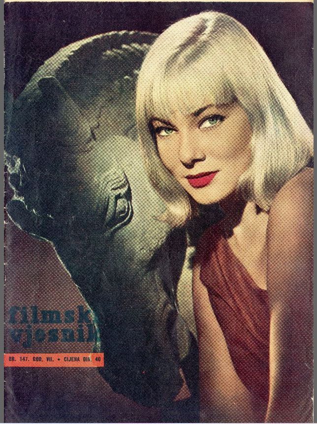 FILMSKI VJESNIK magazine side cover Issue 147  1958
