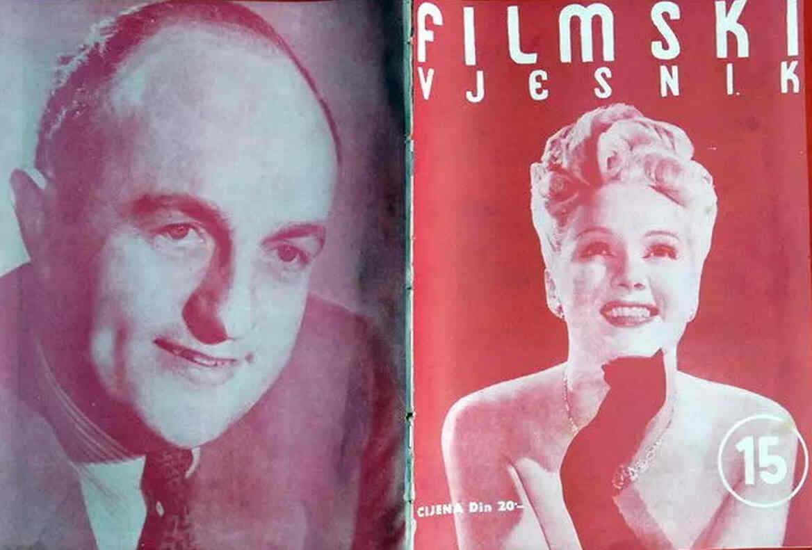 FILMSKI VJESNIK magazine side cover Issue 15  1952