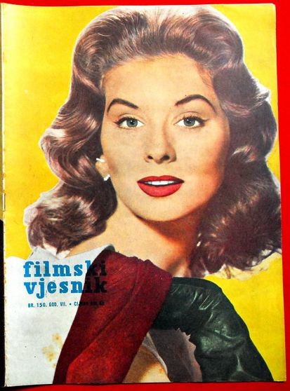 FILMSKI VJESNIK magazine side cover Issue 150  1958