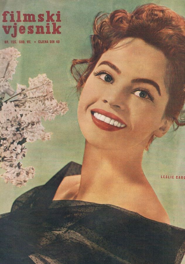 FILMSKI VJESNIK magazine side cover Issue 155  1958