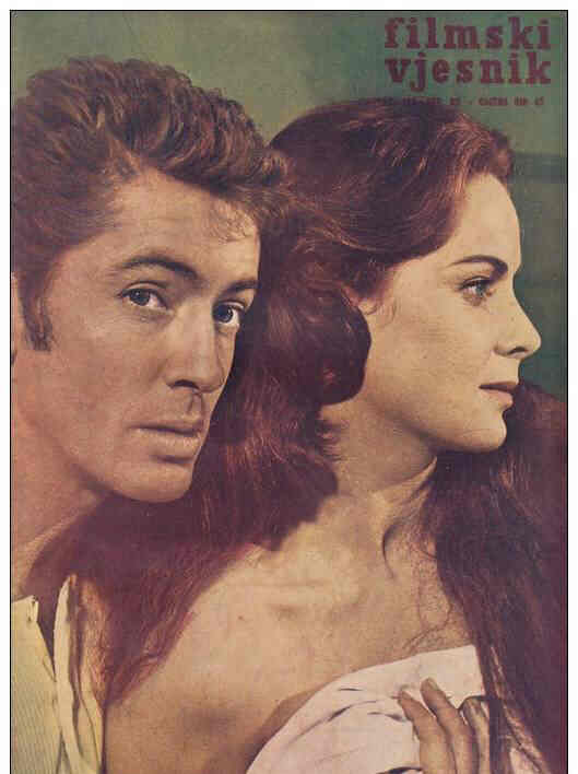 FILMSKI VJESNIK magazine side cover Issue 156  1958