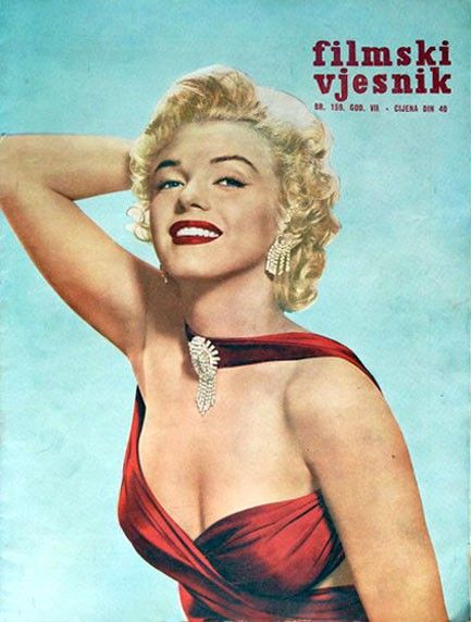 FILMSKI VJESNIK magazine side cover Issue 159  1958