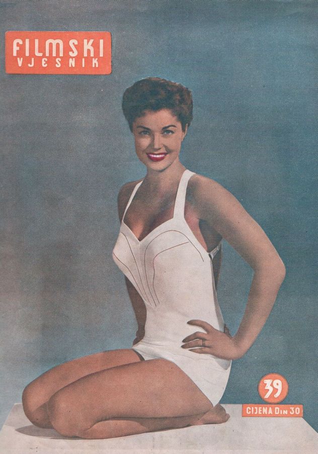 FILMSKI VJESNIK magazine side cover Issue 39  1953