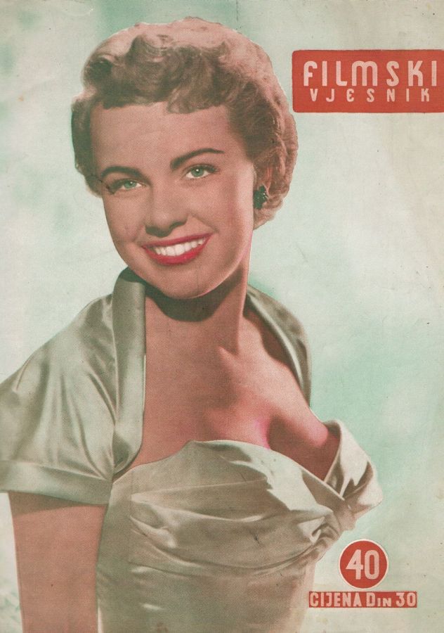 FILMSKI VJESNIK magazine side cover Issue 40  1953