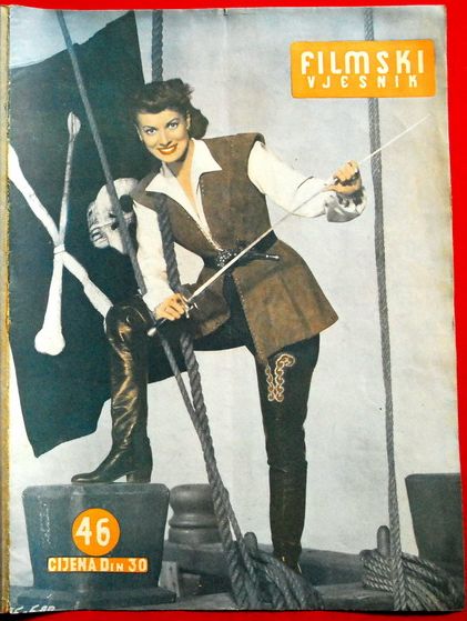FILMSKI VJESNIK magazine side cover Issue 46  1953