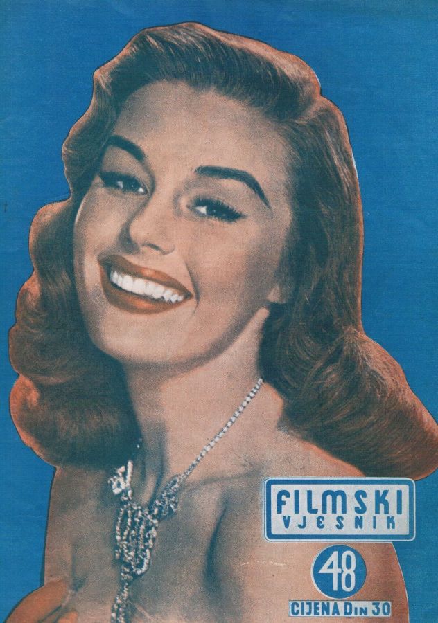 FILMSKI VJESNIK magazine side cover Issue 48  1953