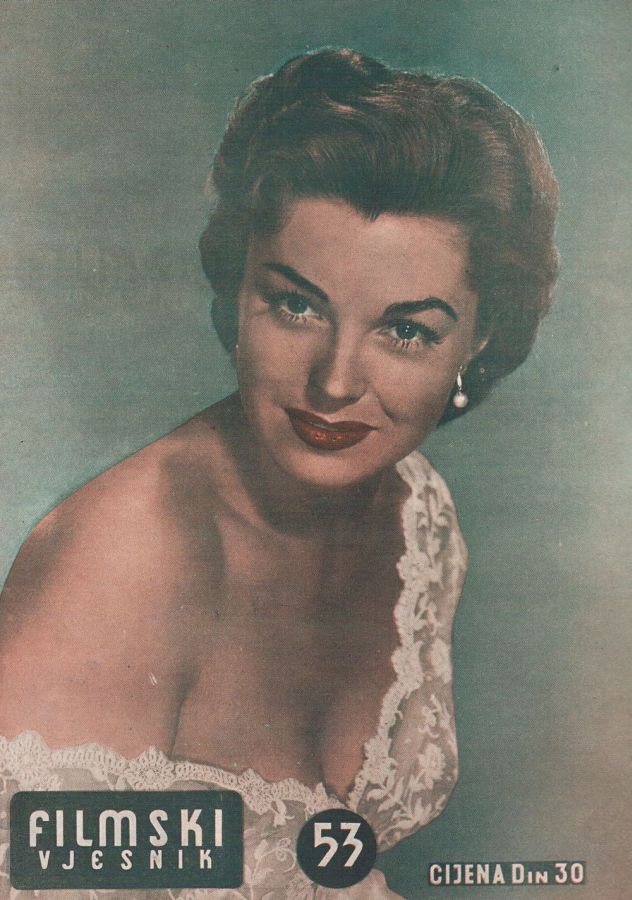 FILMSKI VJESNIK magazine side cover Issue 53  1954