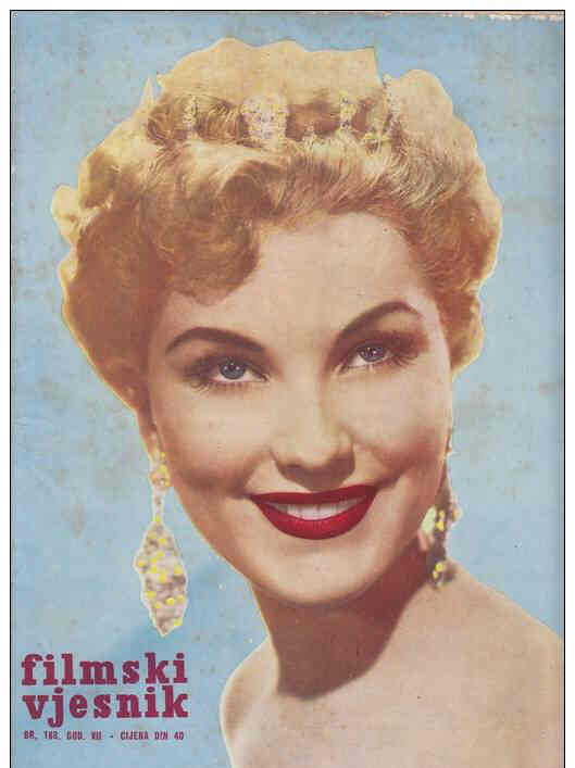 FILMSKI VJESNIK magazine side cover Issue 168  1959