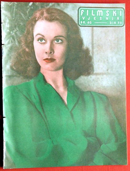 FILMSKI VJESNIK magazine side cover Issue 60  1954