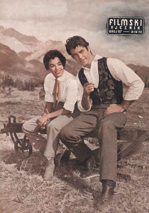 FILMSKI VJESNIK magazine side cover Issue 67  1954