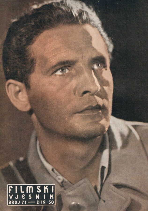 FILMSKI VJESNIK magazine side cover Issue 71  1954