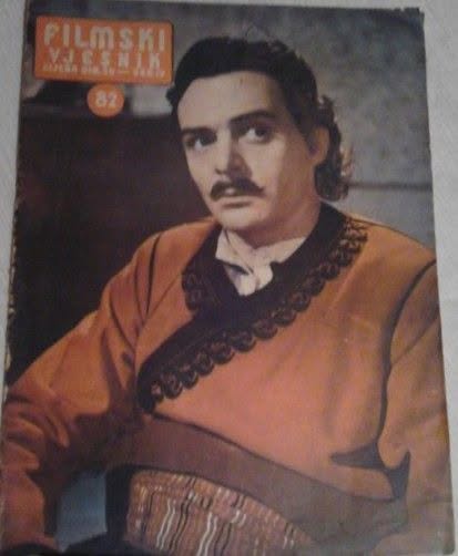 FILMSKI VJESNIK magazine side cover Issue 82  1955
