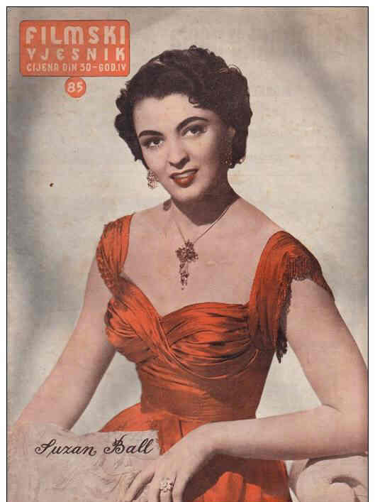 FILMSKI VJESNIK magazine side cover Issue 85  1955