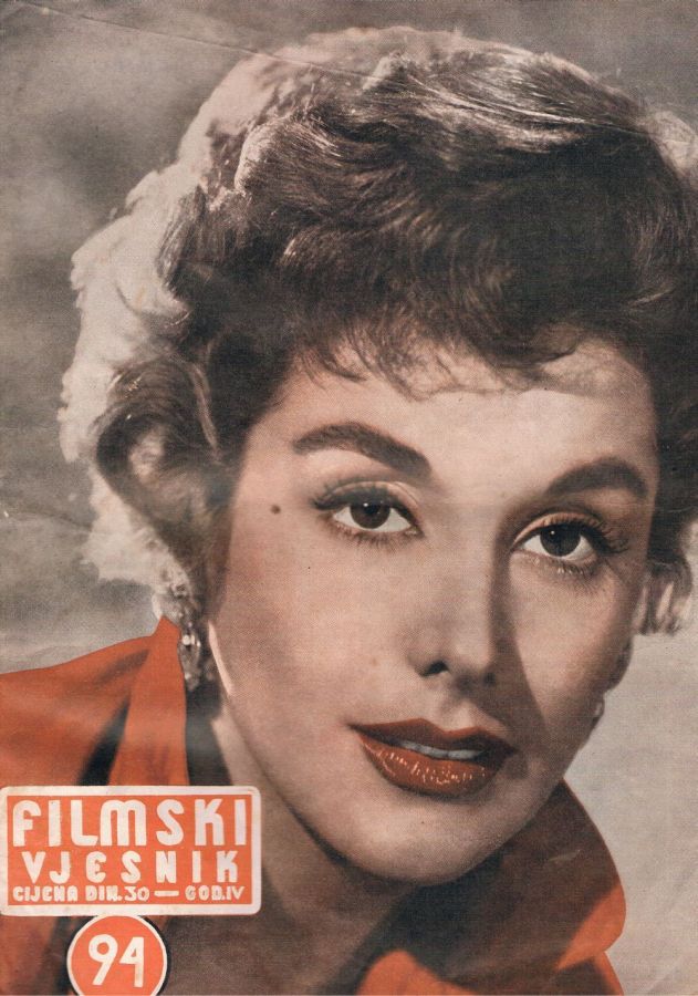 FILMSKI VJESNIK magazine side cover Issue 94  1955