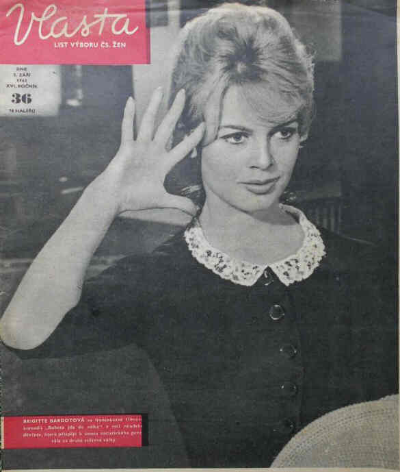 VLASTA magazine side cover Issue 36   1962