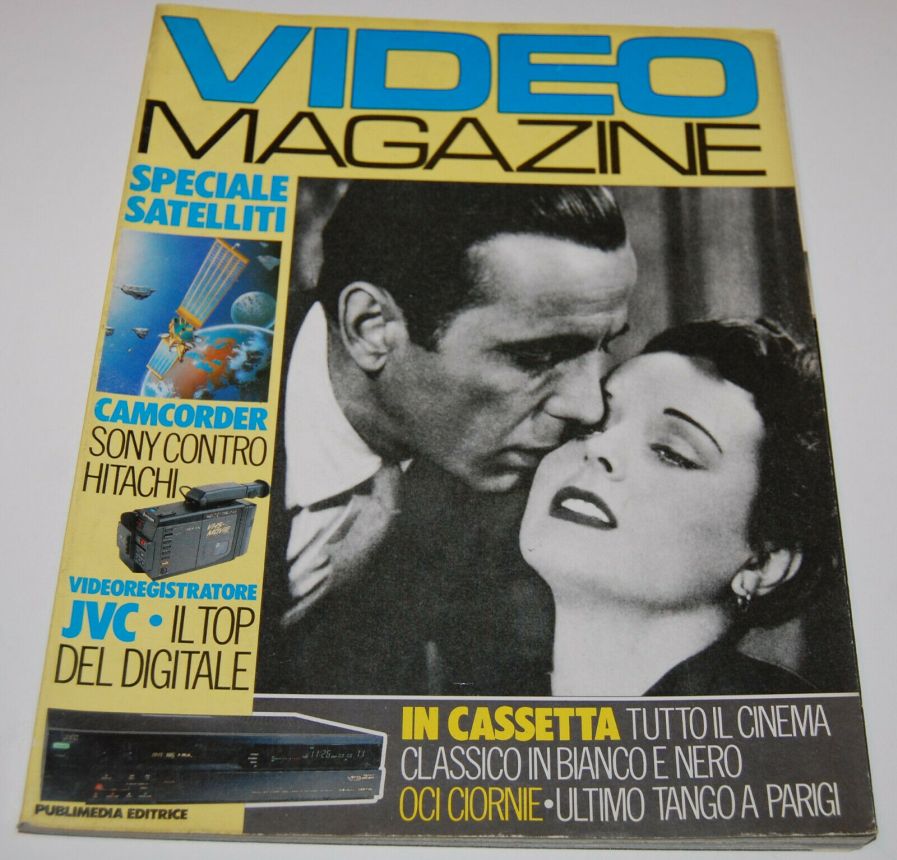 VIDEO MAGAZINE magazine side cover Issue 73  November 1987