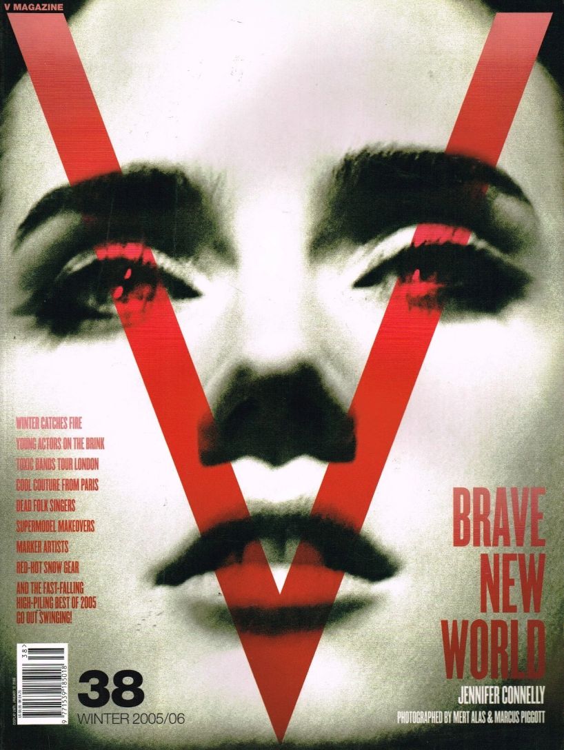V MAGAZINE magazine side cover Issue 38 Winter 2005