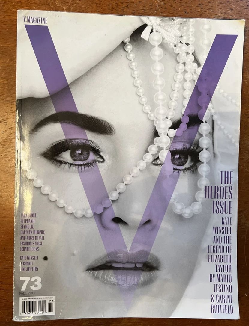 V MAGAZINE magazine side cover Issue 73 Fall 2011