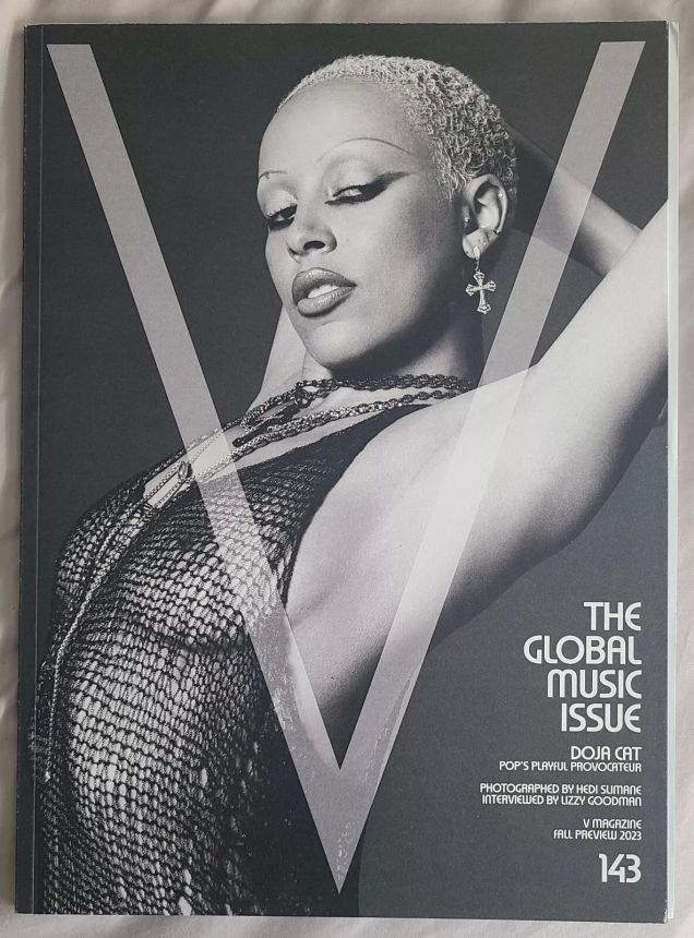 V MAGAZINE magazine side cover Issue 143 Fall 2023