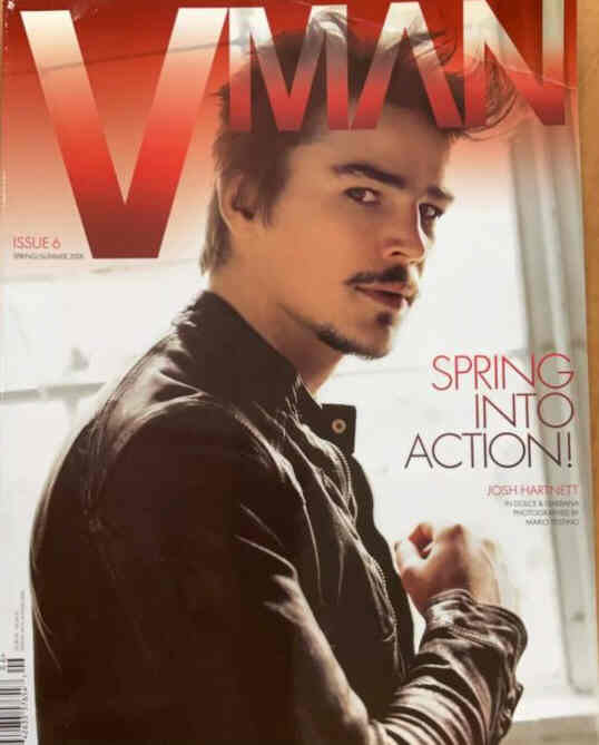 V MAN magazine side cover Issue 6 Spring 2006
