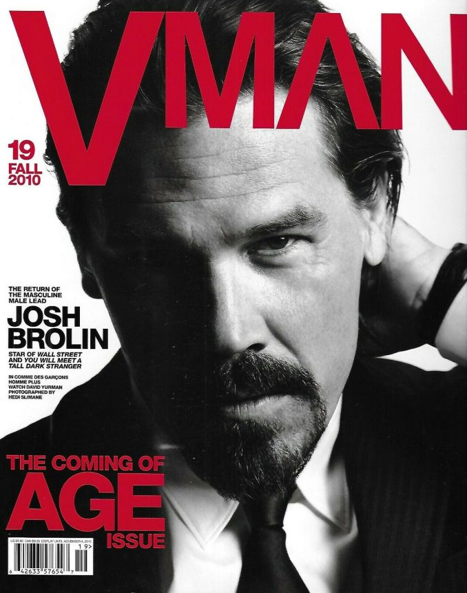 V MAN magazine side cover Issue 19 Fall 2010