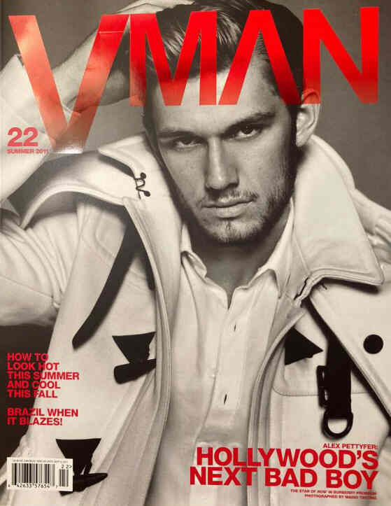 V MAN magazine side cover Issue 22 Summer 2011