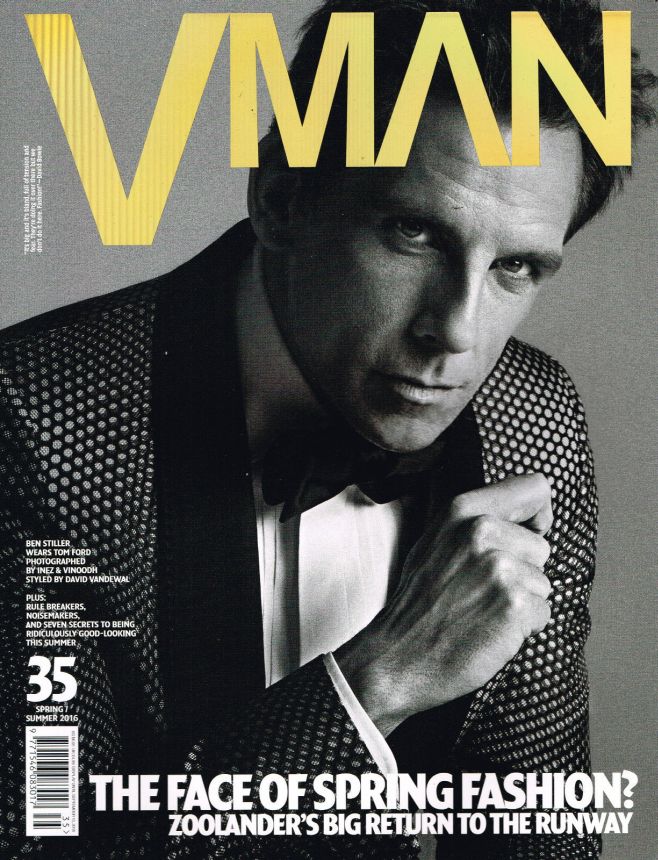 V MAN magazine side cover Issue 35 Spring 2016