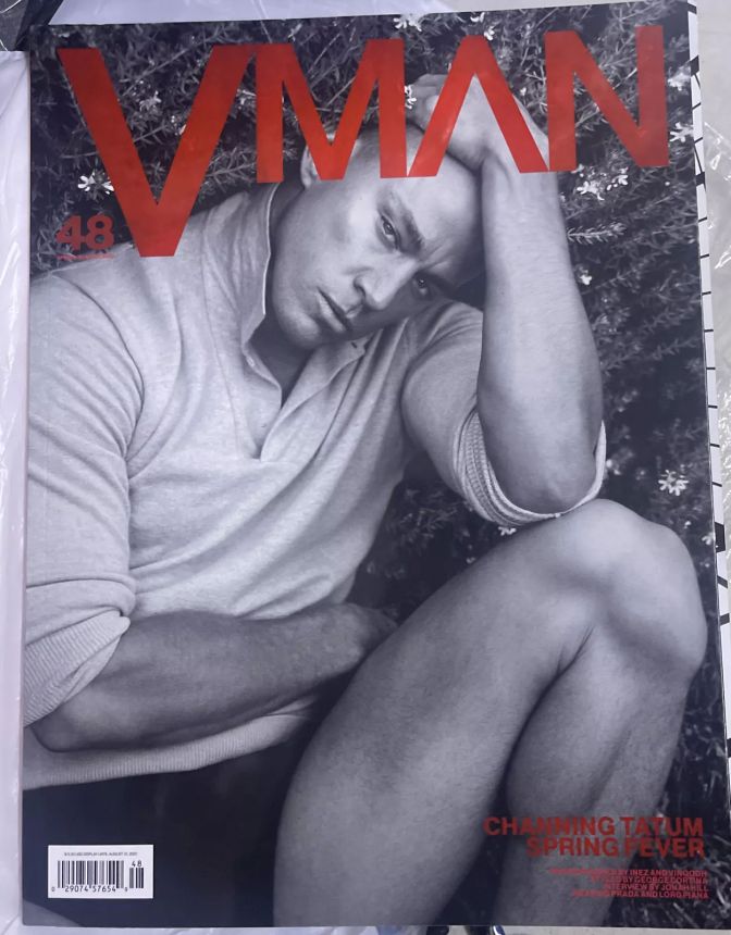 V MAN magazine side cover Issue 48 Spring 2022
