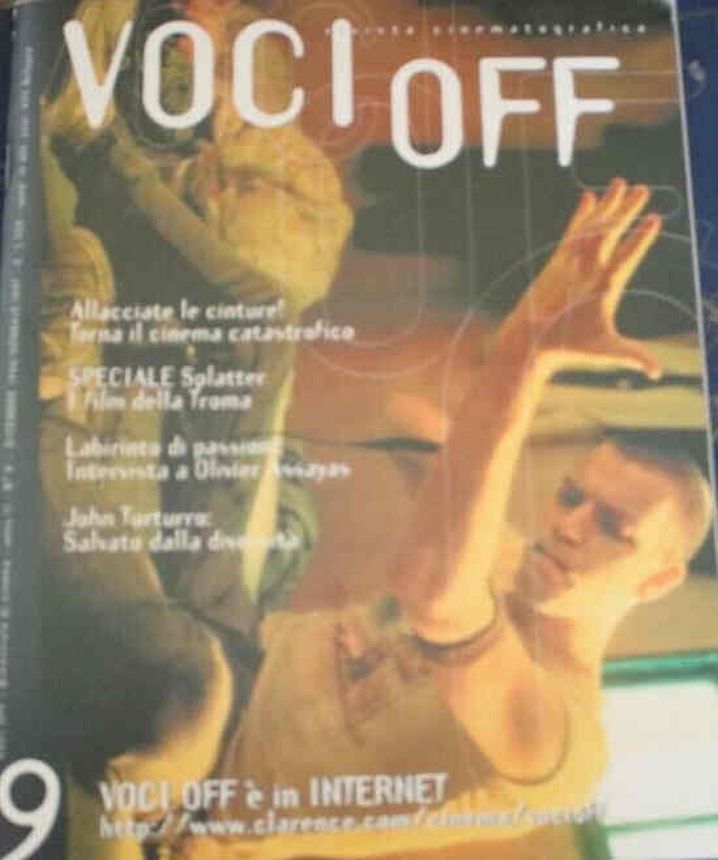 VOCI OFF magazine side cover Issue 9   1997