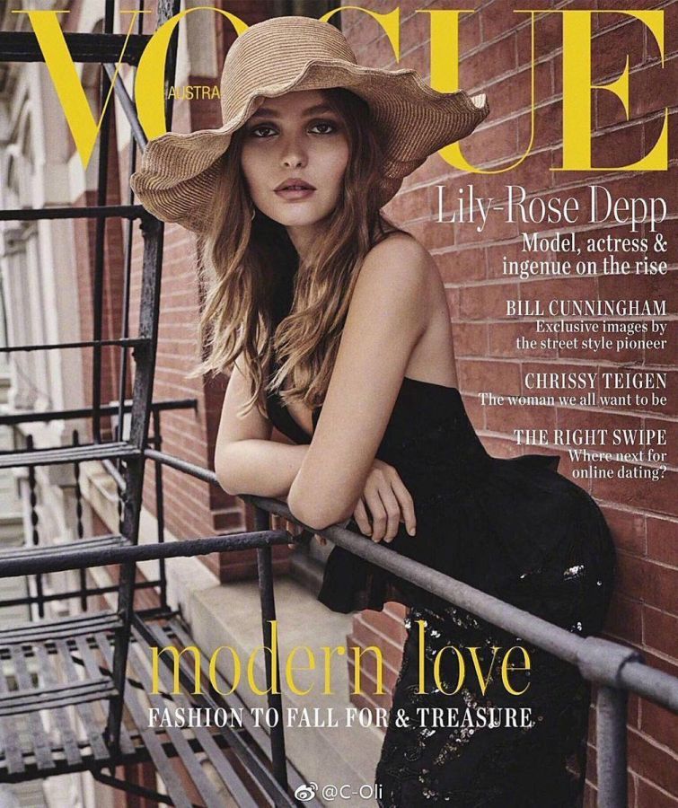 VOGUE AUSTRALIA magazine side cover  February 2019