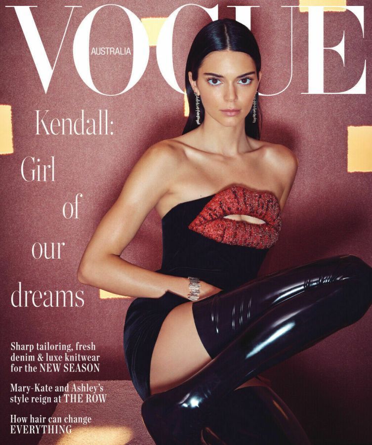 VOGUE AUSTRALIA magazine side cover  June 2019
