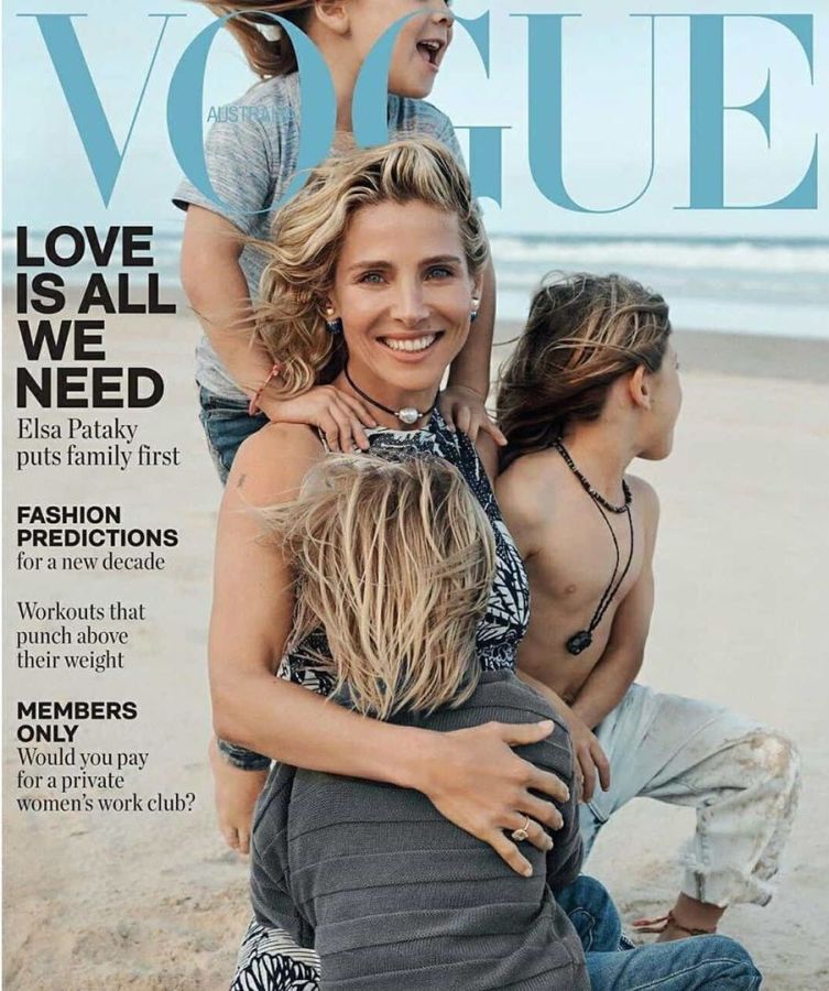 VOGUE AUSTRALIA magazine side cover  February 2020