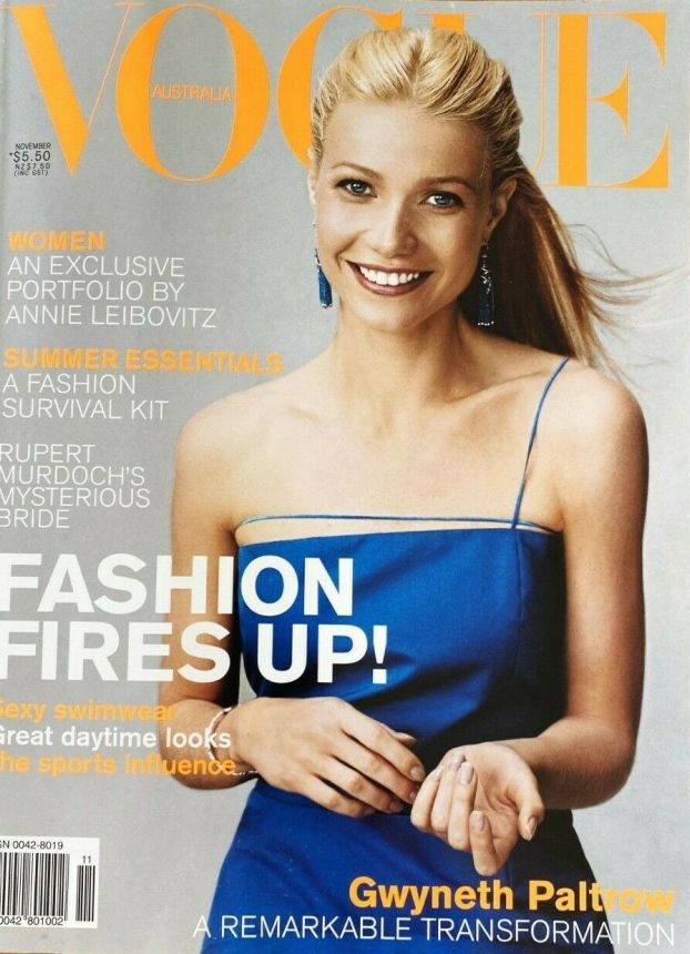 VOGUE AUSTRALIA magazine side cover  November 1999