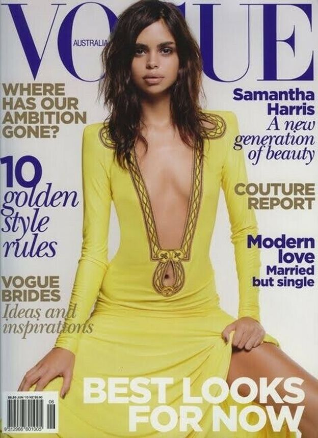 VOGUE AUSTRALIA magazine side cover  June 2010