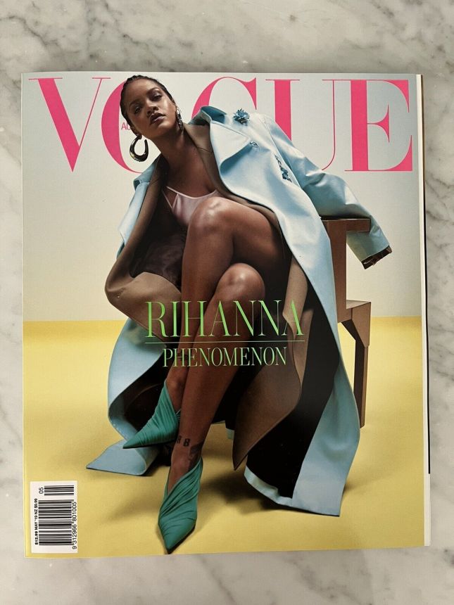VOGUE AUSTRALIA magazine side cover  May 2019
