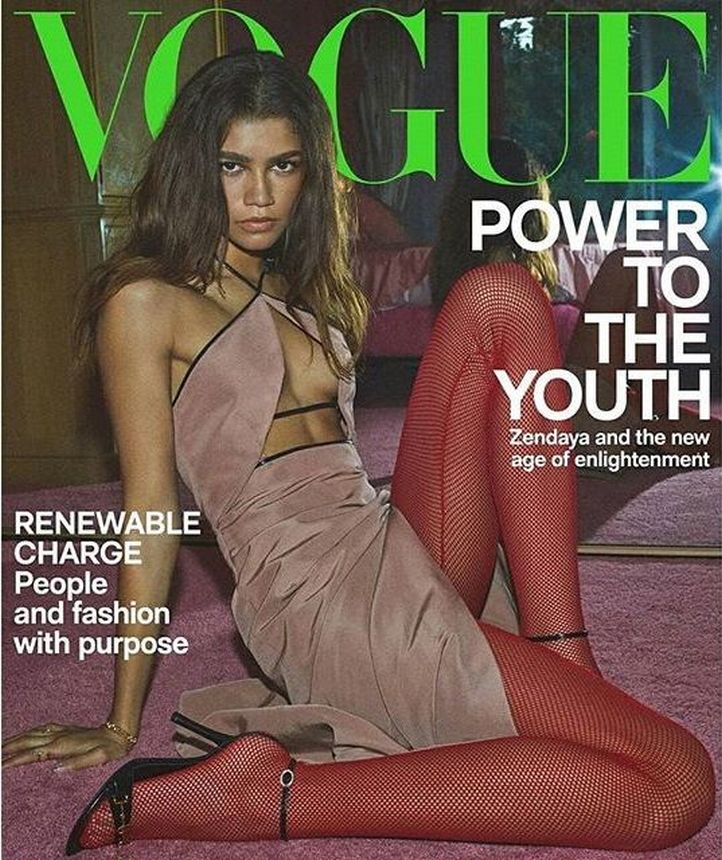 VOGUE AUSTRALIA magazine side cover  March 2020