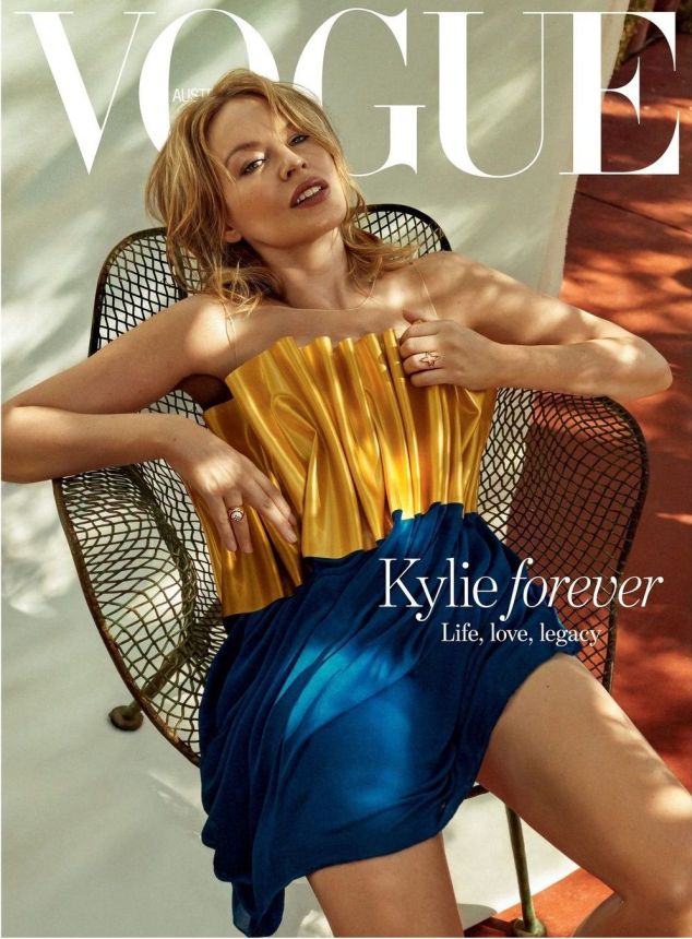 VOGUE AUSTRALIA magazine side cover  October 2023
