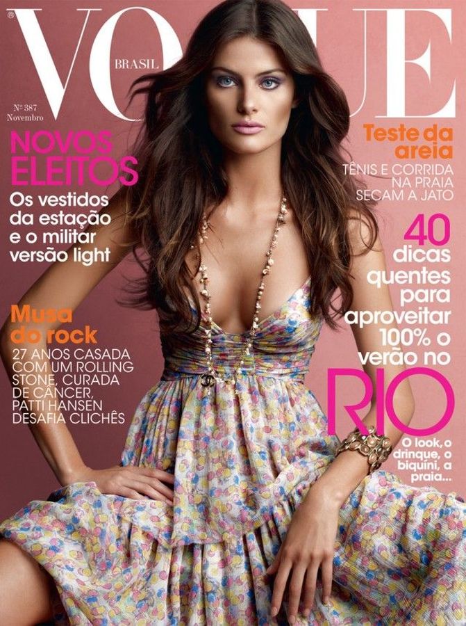 VOGUE BRAZIL magazine side cover  November 2010
