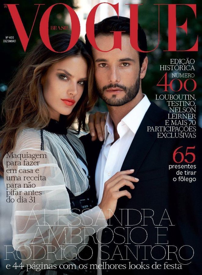 VOGUE BRAZIL magazine side cover  December 2011