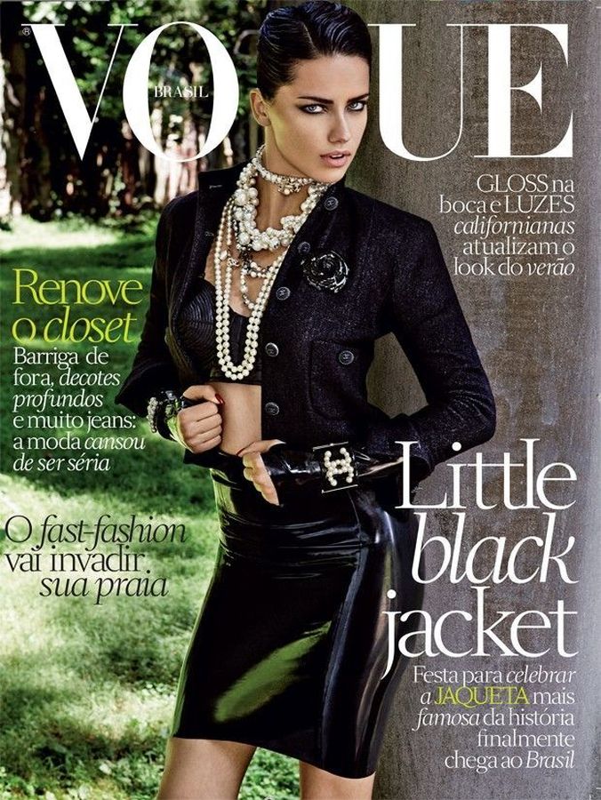 VOGUE BRAZIL magazine side cover  October 2013
