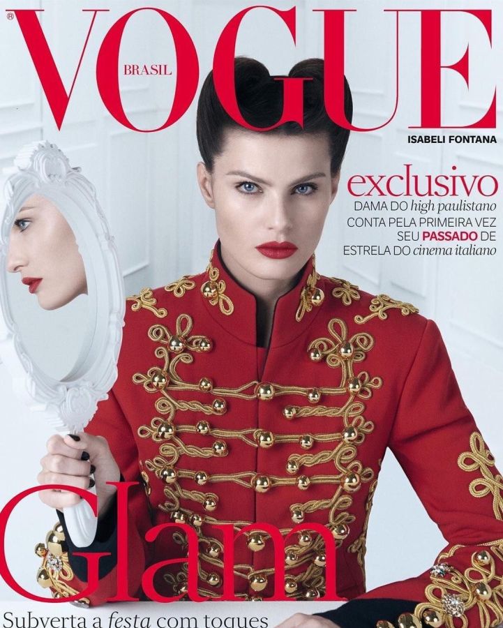VOGUE BRAZIL magazine side cover  December 2016