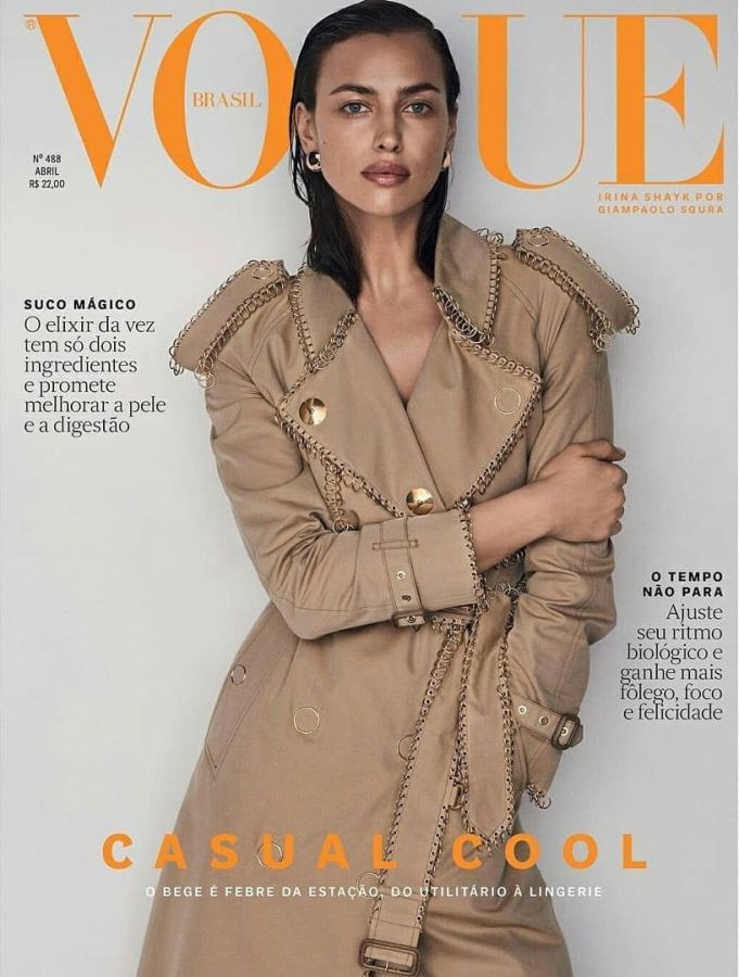 VOGUE BRAZIL magazine side cover  April 2019