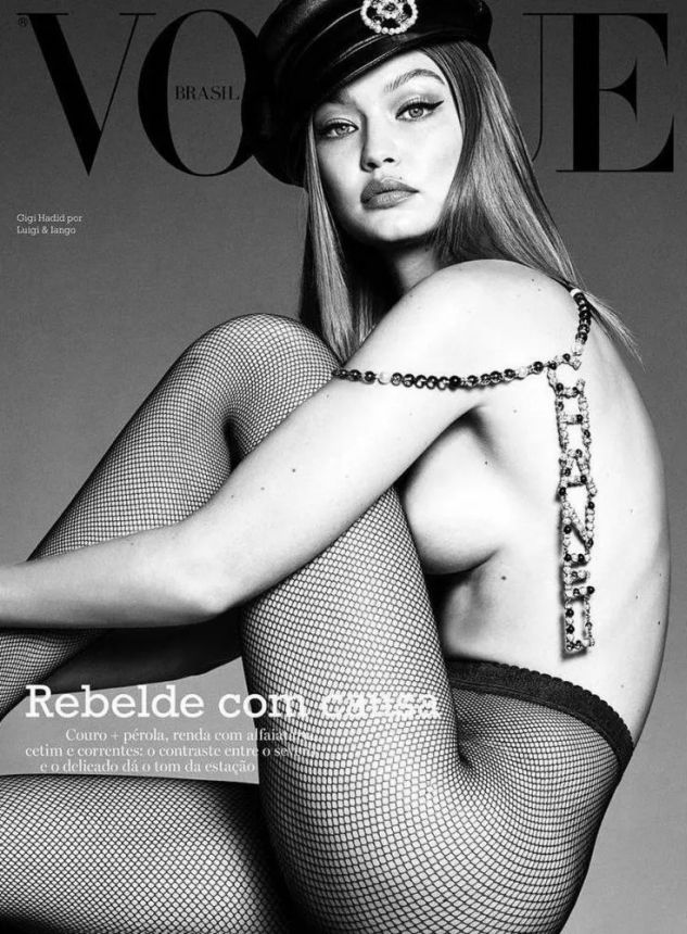 VOGUE BRAZIL magazine side cover  September 2019