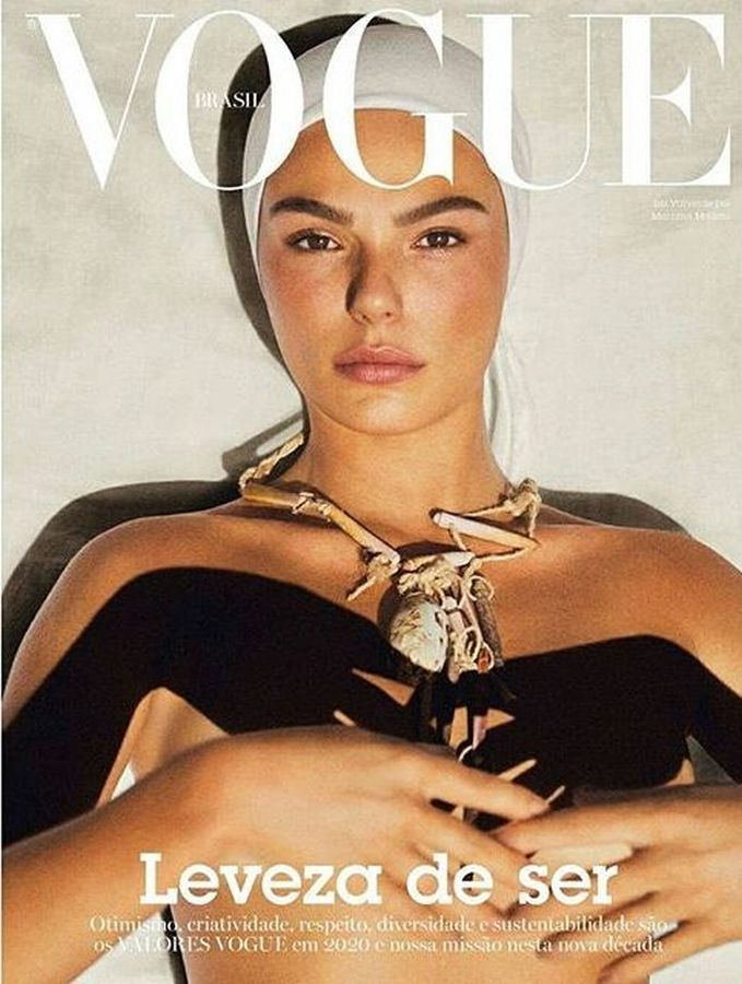 VOGUE BRAZIL magazine side cover  January 2020