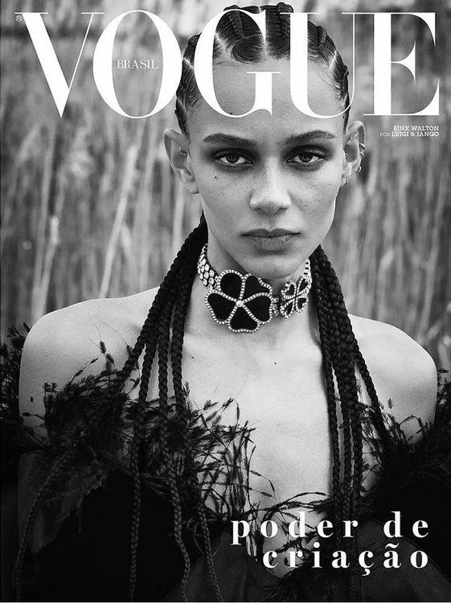 VOGUE BRAZIL magazine side cover  September 2021