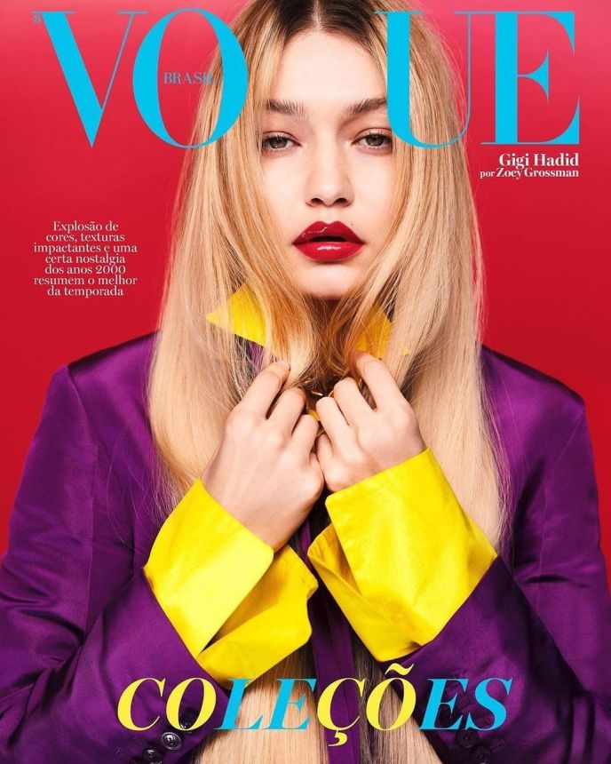 VOGUE BRAZIL magazine side cover  March 2022
