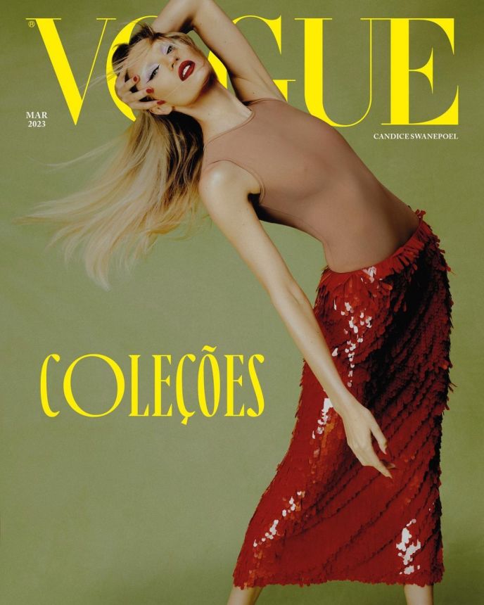 VOGUE BRAZIL magazine side cover  March 2023