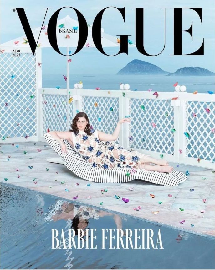 VOGUE BRAZIL magazine side cover  April 2023