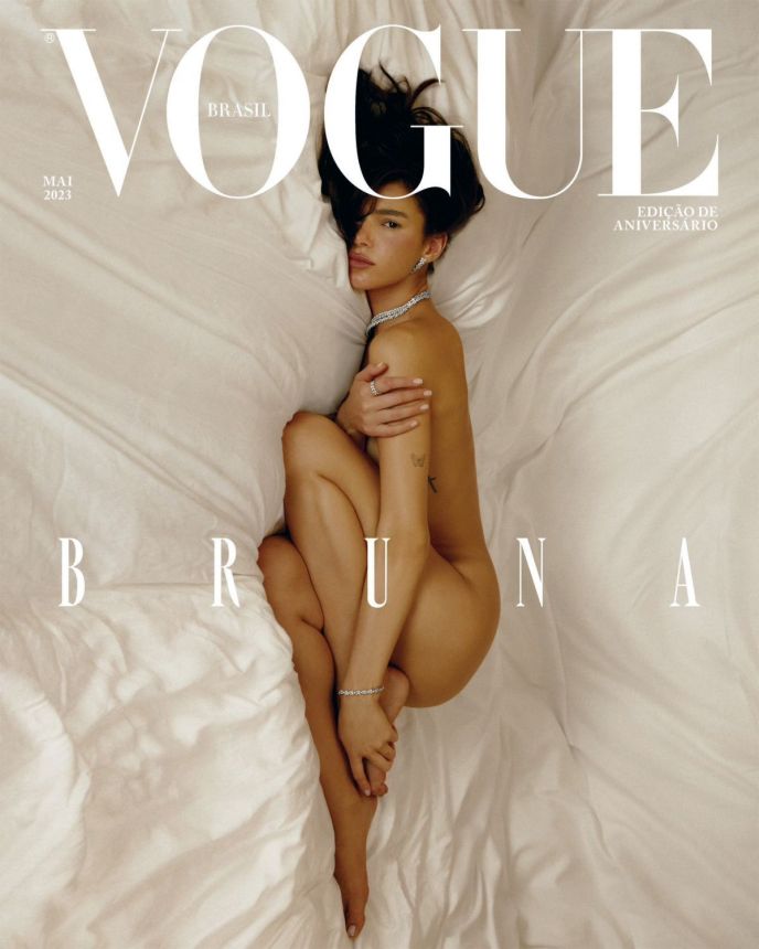 VOGUE BRAZIL magazine side cover  May 2023